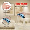 JAKOUE 2pcs Blue Luggage Handle Covers - Soft Suitcase Handle