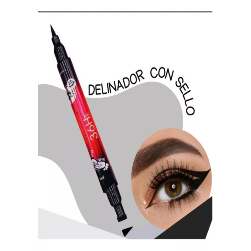 36H Delineador De Ojos 36hrs Con Sello 4 Piezas Diferentes