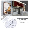 12Pcs Wall Mount Standoff Screw Stainless Steel Mounting Screw for
