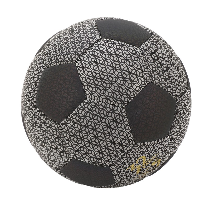 Luminous Glowing Football Holographic Reflective PU Machine Stitched Night Glowing