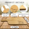 FONDCANYON Dachshund Gifts 15x7 Cutting Chopping Board with Handle, Weiner