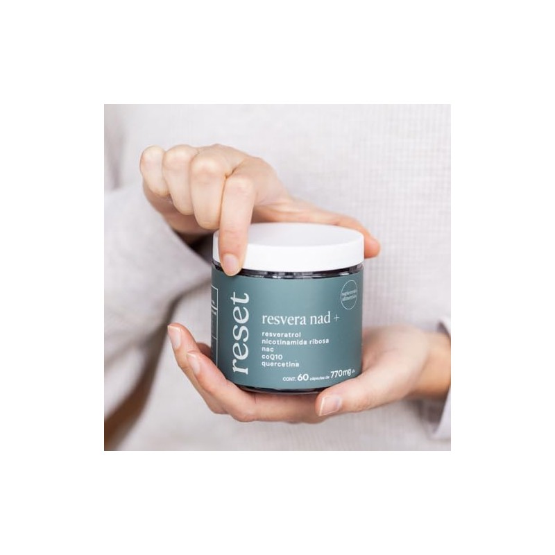 RESET WELLNESS | RESVERA NAD + con Resveratrol, NAC, NR,