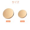 LIANHATA 12 Pcs Gold Button Repair Accessories Gold Color Cuff