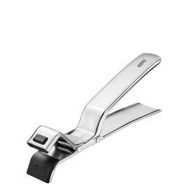 GEFU 15610 Fixit Oven Tongs - Tongs for Pizza Trays, Baking Trays, Casserole Dishes, Non-Slip Gripper Protects Against Burns, 19.2 x 3 x 6.5 cm