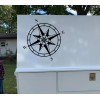 INCreation Compass Rose Decal, RV Trailer Decal, Camper Travel Compass