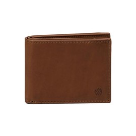 Johnston & Murphy Men's Rhodes Billfold Wallet, Tan Full Grain, One Size