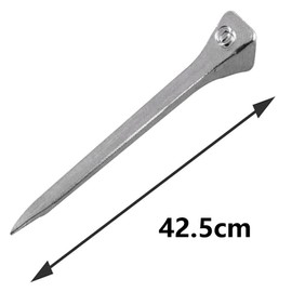 GNAUMORE Horse Equipment Horse Hoof Nail,Horseshoe Nails Horse Tool,Horseshoe Nails for Horse Race,Horse Nails Steel Material,Steel Horseshoe Nail, Steel Hoof Nail,E2(41mm)