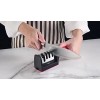 Unbranded 2PCS Knife Sharpener Professional 4-Stage Ceramic Diamond Steel Sharpening