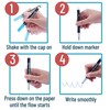 Mr. Pen- Double Line Outline Markers, 10 Colors, Self-Outline Metallic