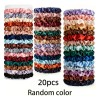 Set 20 Scrunchies Elásticos De Satín Para Cabello