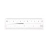 HARFINGTON Film Flexible Ruler, 4 Inch, 0.1mm Scale, PET Plastic