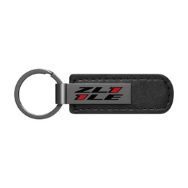iPick Image for - HEMI 392 Gunmetal Gray Metal Plate Black Leather Strap Key Chain for Dodge RAM