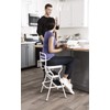 COSCO Stylaire Retro Chair + Step Stool with Flip-Up Vinyl