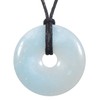 Morella Ladies' Necklace 80 cm with Doughnut Gemstone Pendant in