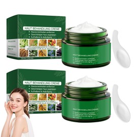 Pack of 2 Tea Tree Oil Cream, Tea Tree Oil Organic Skin Care Treatment Cream, Natural Ingredients Repairs and Moisturises, Prevents Dryness, Brightens Skin Tone, Suitable for All Skin Types