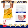 JOLLY CHEF 100 Pack 16 oz Clear Plastic Cups with