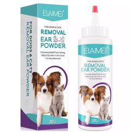 Aromixe Ear Powder for Pets – 30g Dog Ear Cleaner for Irritation & Itching Relief