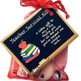 Bagsoflove Gifts Teacher Survival Kit - Unique Gift For Teacher End Of Term