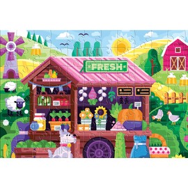 Goliath Alex Krugli: Farmer's Market 1000-Piece Puzzle - Completed Size 26.75 x 18.26 Inches - Ages 12 and Up