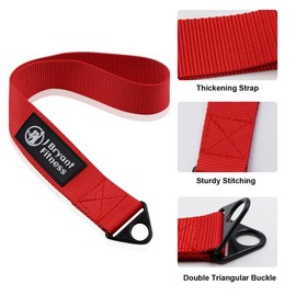 J Bryant Arm Wrestling Training Strap Belt Hand Grip Arm Finger Forearm Exercise Equipment Stronger and Power Trainer for Cable Machine and Free Weight Workout