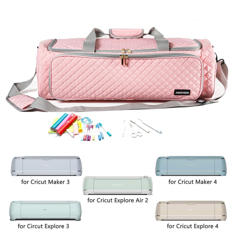 AMOIGEE Carrying Case for Cricut Explore Air 2, Cricut Maker