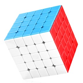 TOYESS Stickerless 5x5 Speed Magic Cube, Professional Puzzle Cube, Brain Teasers Toys for Kids & Adults