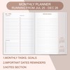 2025-2026 Monthly Planner - 18 Month Calendar from July 2025
