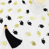 Vofrise 200PC Black Gold Grad Cap Graduation Confetti for Table