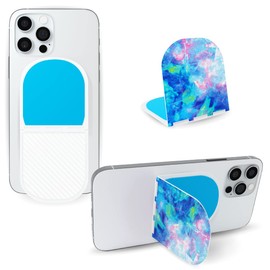 Flipstik New V2 - Foldable Adhesive Phone Mount - Stick Phone to Mirror, Window, Walls for Hands-Free Viewing, Selfies, or Videos - Tripod, & Kickstand - Featured in Shark Tank - Opal