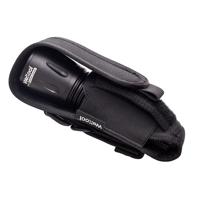 Weltool FH7 Nylon Torch Holster with Elastic Band, Hook and