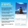 Dayplanner Publishing Buddha Calendar 2025, Large Square Wall Calendar, 16