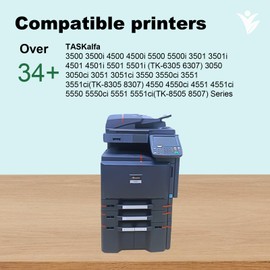 YUANQIMM WT-860 Waste Toner Bottle WT860 Container Box High Capacity Replacement for for Kyocera TASKalfa 3500 3500i 3051ci 3050ci 5550ci 4500i 5501 5501i FS-C8600DN C8650DN Printer (1-Pack)