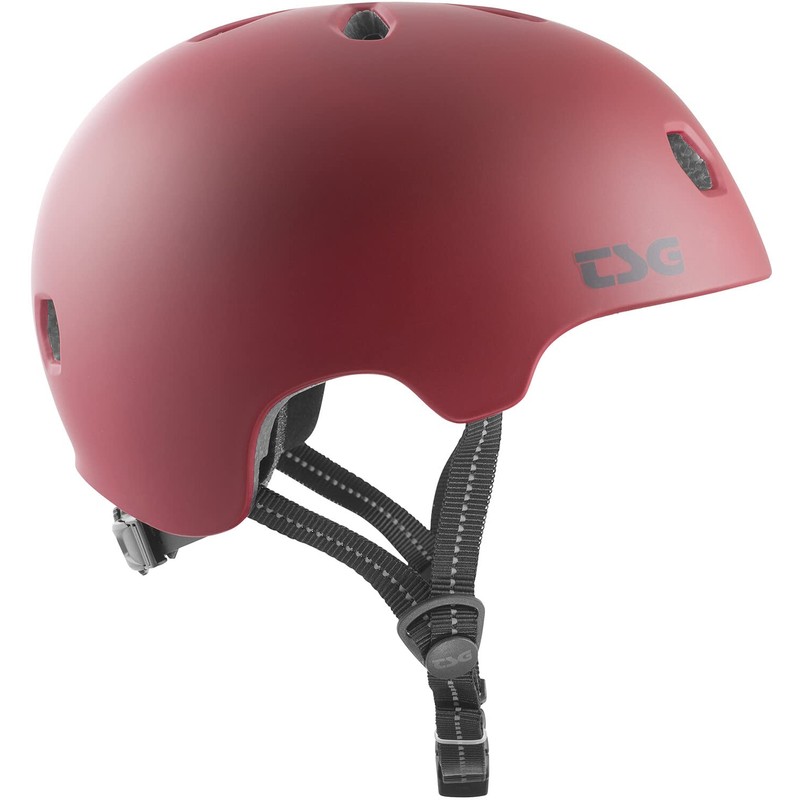 TSG Meta Solid Colour Helmet Red