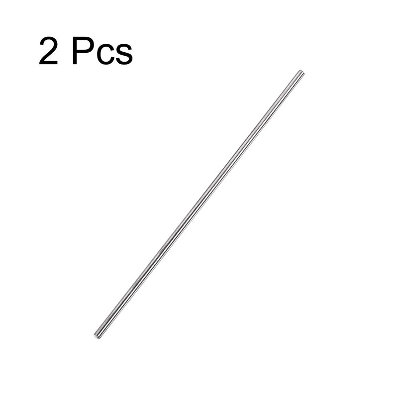 uxcell 3mm x 200mm 304 Stainless Steel Solid Round Rod