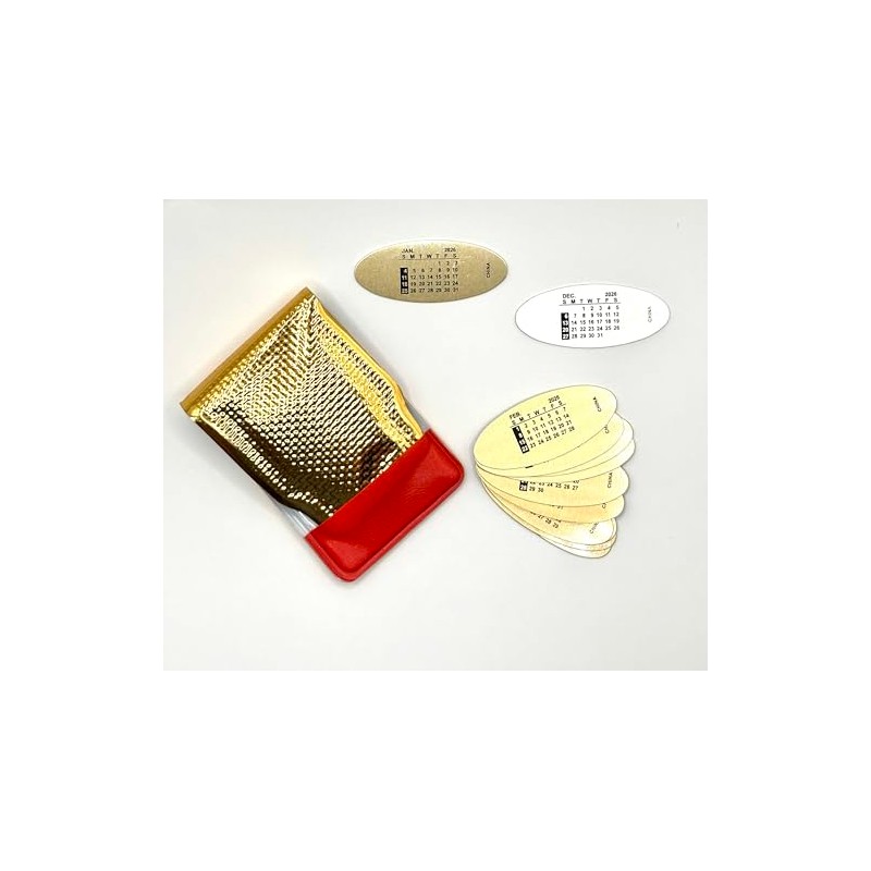 Datewatcher Watchband Calendars Oval Year 2026