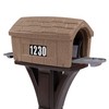 Simplay3 Classic Home Plastic Residential Mailbox & Post Mount Combo