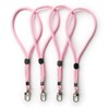 trage.band® Short Adjustable Wrist Strap with Carabiner Hook, Pack of
