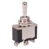 (On)-Off-(On) Momentary Toggle Switch SPDT 15A Screw Terminals M12 bushing