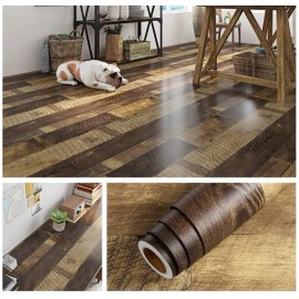 Livelynine Reclaimed Wood Vinyl Flooring Roll Waterproof Vinyl Plank Flooring Peel