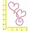 Rhinestone Genie Two Hearts - Plantilla magnética de diamantes de