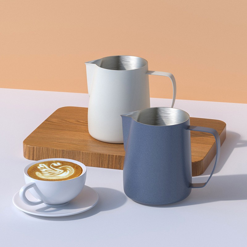 Coffee Milk Frothing Cup Stainless Steel Jug Steaming Pitcher 700ml