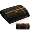 Molithe 100% Wool Blanket, 62" x 86", Warm, Thick, Washable,