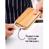 Butter Dish with Lid: Butter Dish for Countertop- AISBUGUR Metal