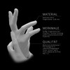 AMPri Puracomfort Nitrile Gloves, White, Pack of 100 / Box,