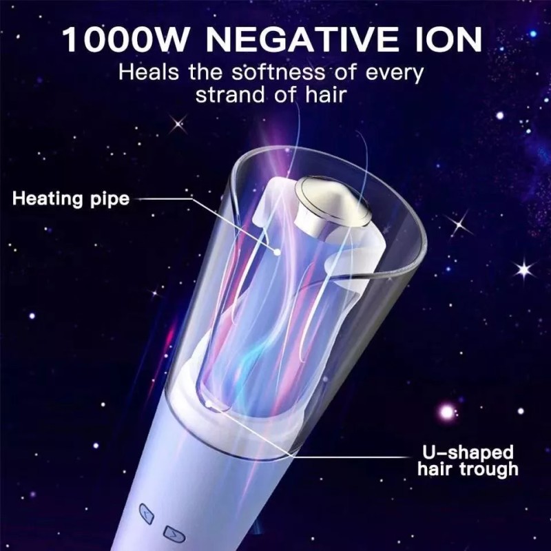 FD Rizador De Cabello Cerámica Giratorio Automático