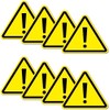Pack of 8 Warning Stickers 6 x 5 cm Warning