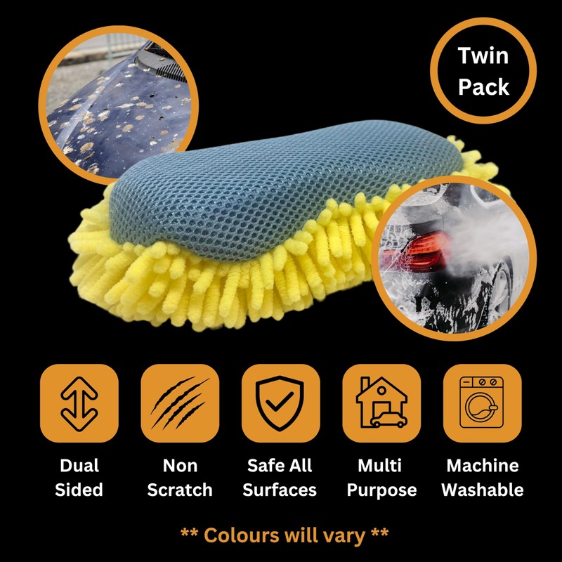 Tek Automotive Twin Pack 2-in-1 Wash Pads – Car Jumbo