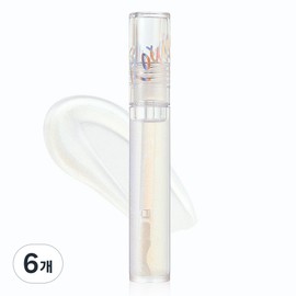 Max Clinic Rouge Star Glossy Lip Oil, Transparent, 6 Pieces / 맥스클리닉 루즈스타 글로시 립 오일, 투명, 6개