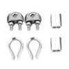 Outdoor Clothesline Stainless Steel Clothesline Wire Heavy Duty with Turnbuckle