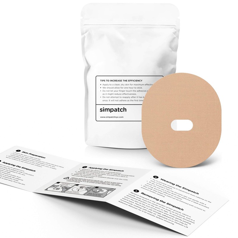 SIMPATCH – Guardian, Enlite Adhesive Patch (25-Pack) (Tan)